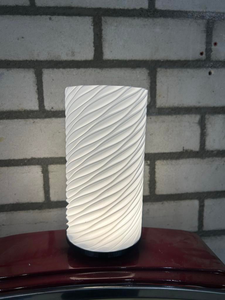 Moderne LED Sfeerverlichting - Wit Keramiek Design, Rond, Nieuw, Ophalen of Verzenden, Aardewerk