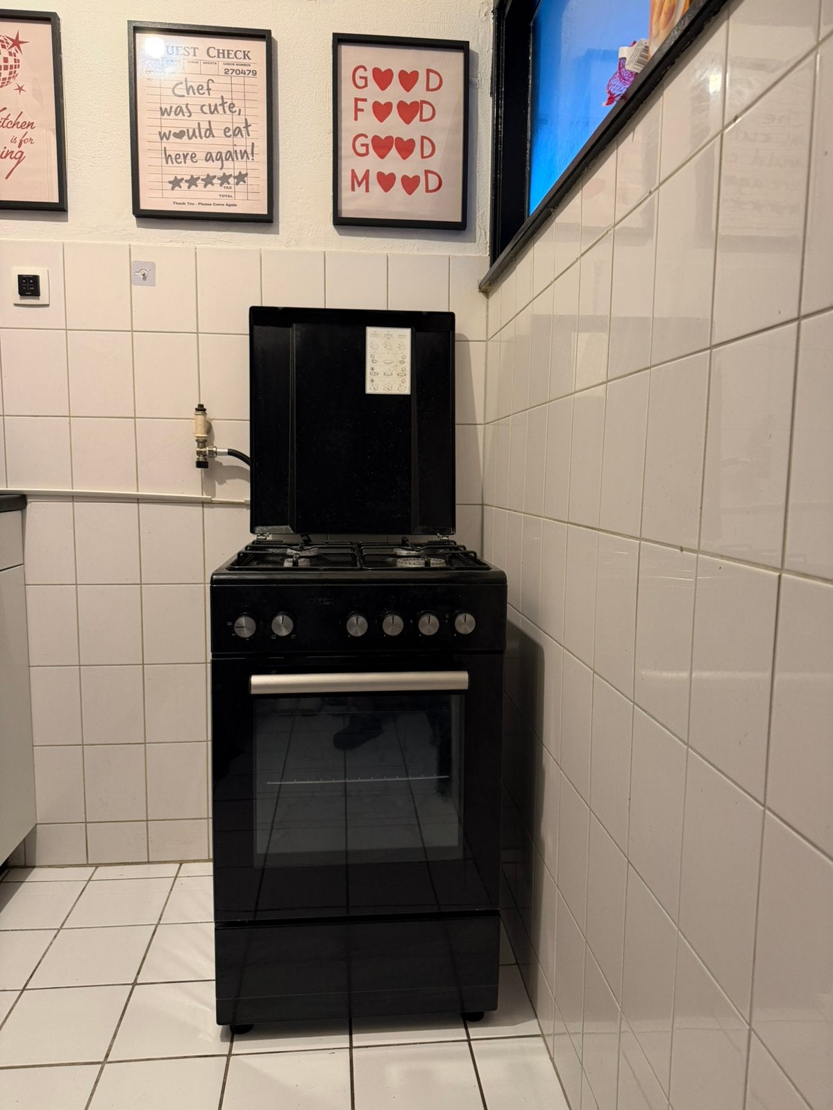 EVERGLADES EVCK045 - Fornuis - Gas - breedte 50 cm, Ophalen, Gebruikt, Minder dan 85 cm, Grill