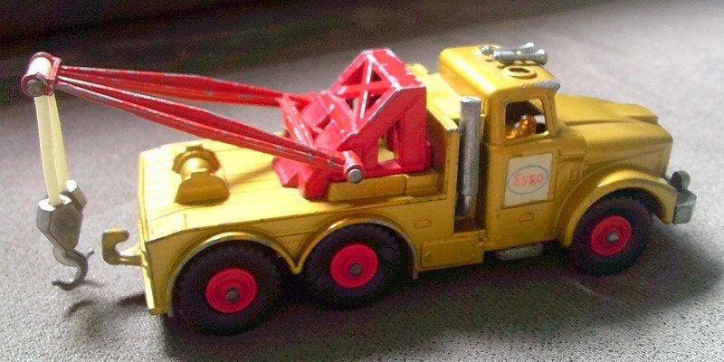 Vintage Lesney wrecktruck wrakken truck wegsleeptruck, Ophalen of Verzenden, Gebruikt, Auto