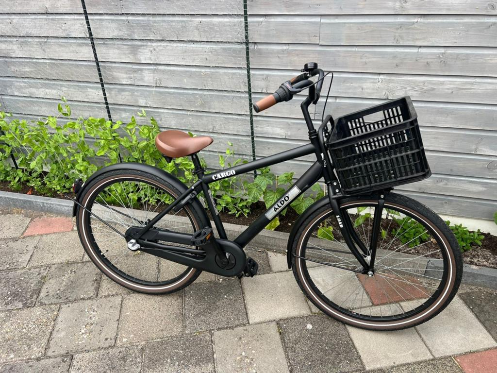 Aldo Cargo Transport Fiets 26 Inch, Terugtraprem, Versnellingen, Aldo Cargo, Zo goed als nieuw