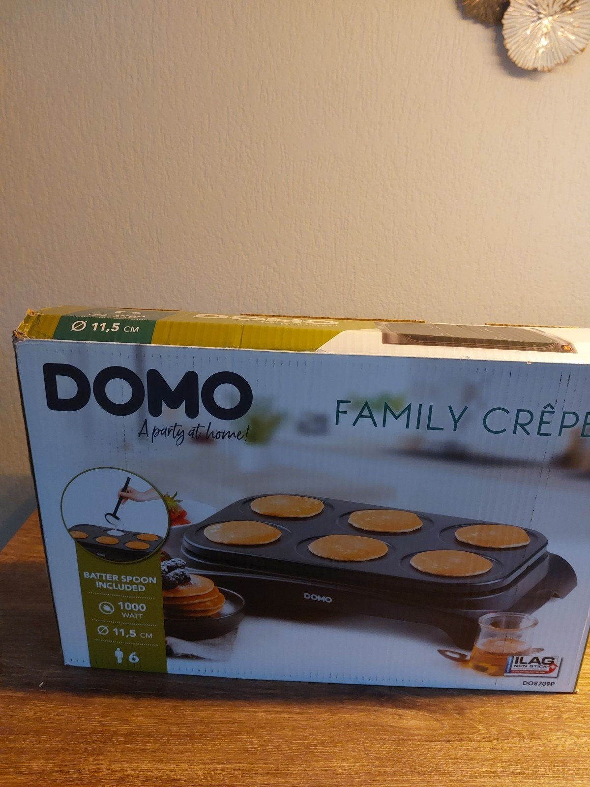 DOMO Family Crêpe Maker - 6 pannenkoeken, Ophalen