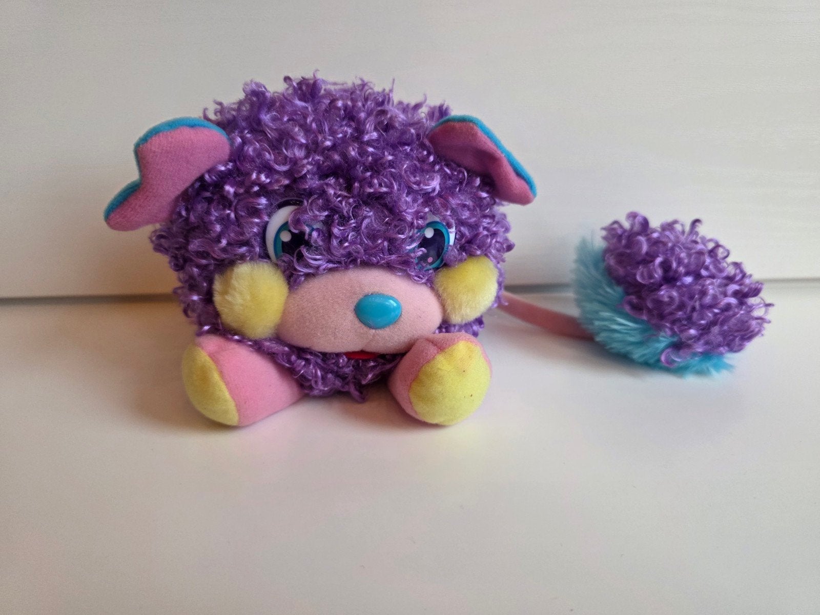 Popples lila knuffel uit 2007, Paars, Gebruikt, Overige merken, Overige karakters