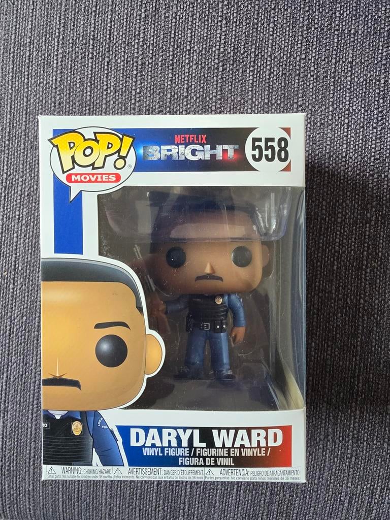 Funko Pop! Movies: Bright - Daryl Ward #558, Ophalen of Verzenden, Nieuw