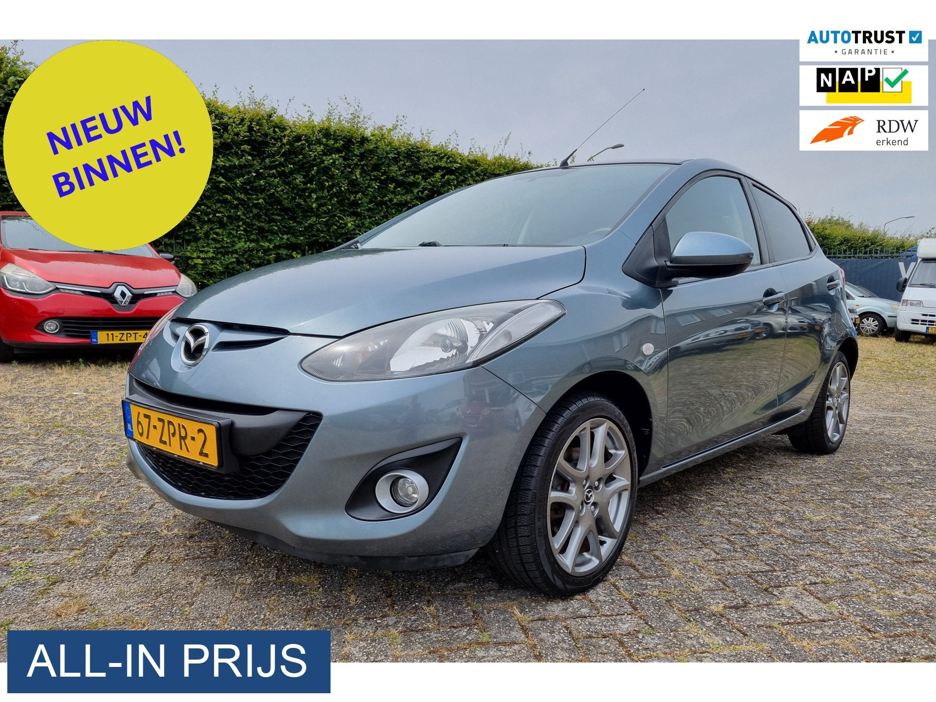 Mazda 2 1.3 GT-L BI-FUEL LPG ✅NIEUWE APK! (bj 2013), Voorwielaandrijving, Euro 5, 4 cilinders, 4 stoelen