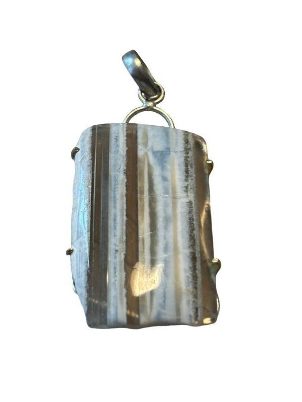 Owyhee Opaal Edelsteen Hanger Kettinghanger Sieraden Natuur, Overige voorstellingen, Nieuw, Ophalen of Verzenden, Schimmelstraat