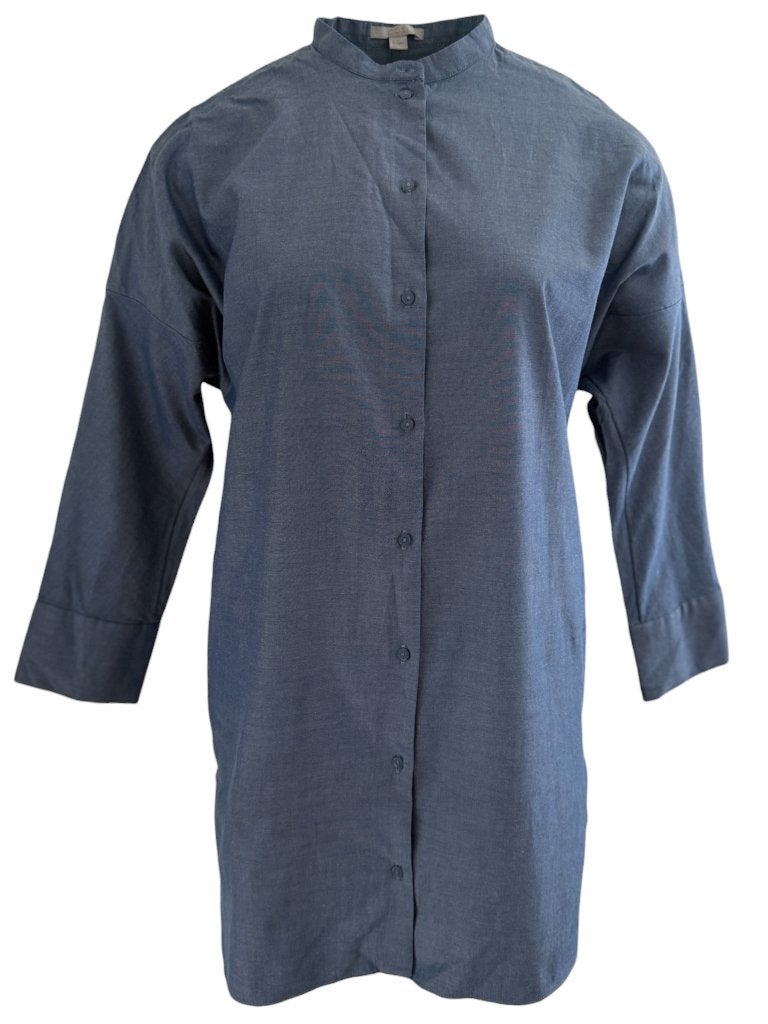 COS jurk S, Blauw, Ophalen of Verzenden, Zo goed als nieuw, Onder de knie