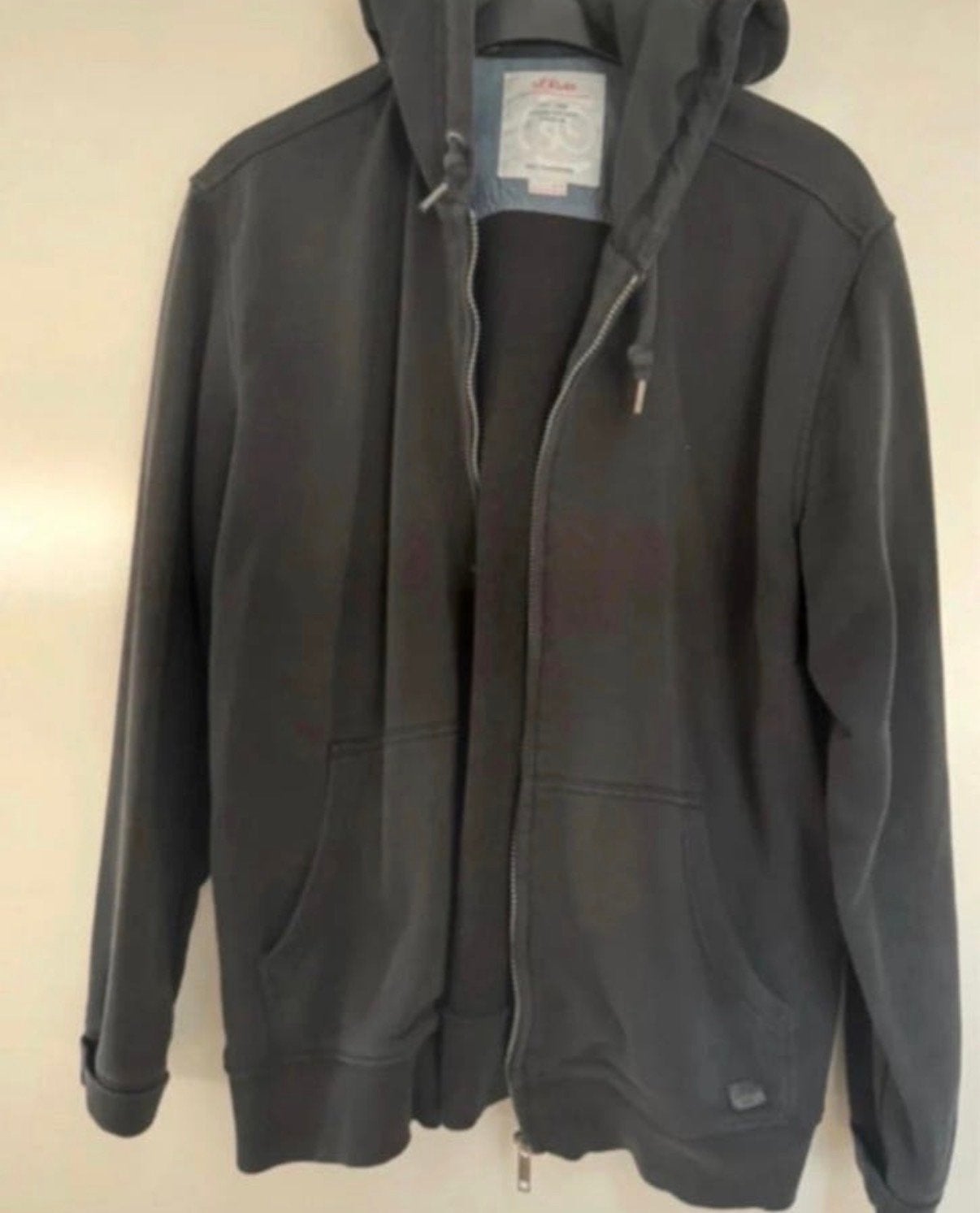 S.Oliver Zwarte Hoody XXL - Katoen/Polyester Mix, Ophalen of Verzenden, Gedragen, Overige maten, Zwart