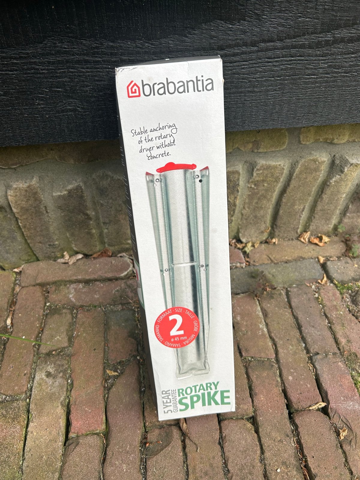 Nieuw Brabantia Grondanker voor Droogmolen - Eenvoudige Inst, Tuin en Terras, Droogmolens en Wasrekken, Ophalen, Nieuw, Overige typen