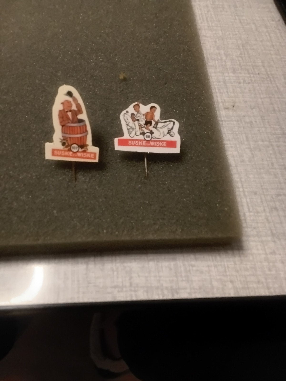 2 speldjes van suske en wiske, Ophalen of Verzenden, Gebruikt, Sport