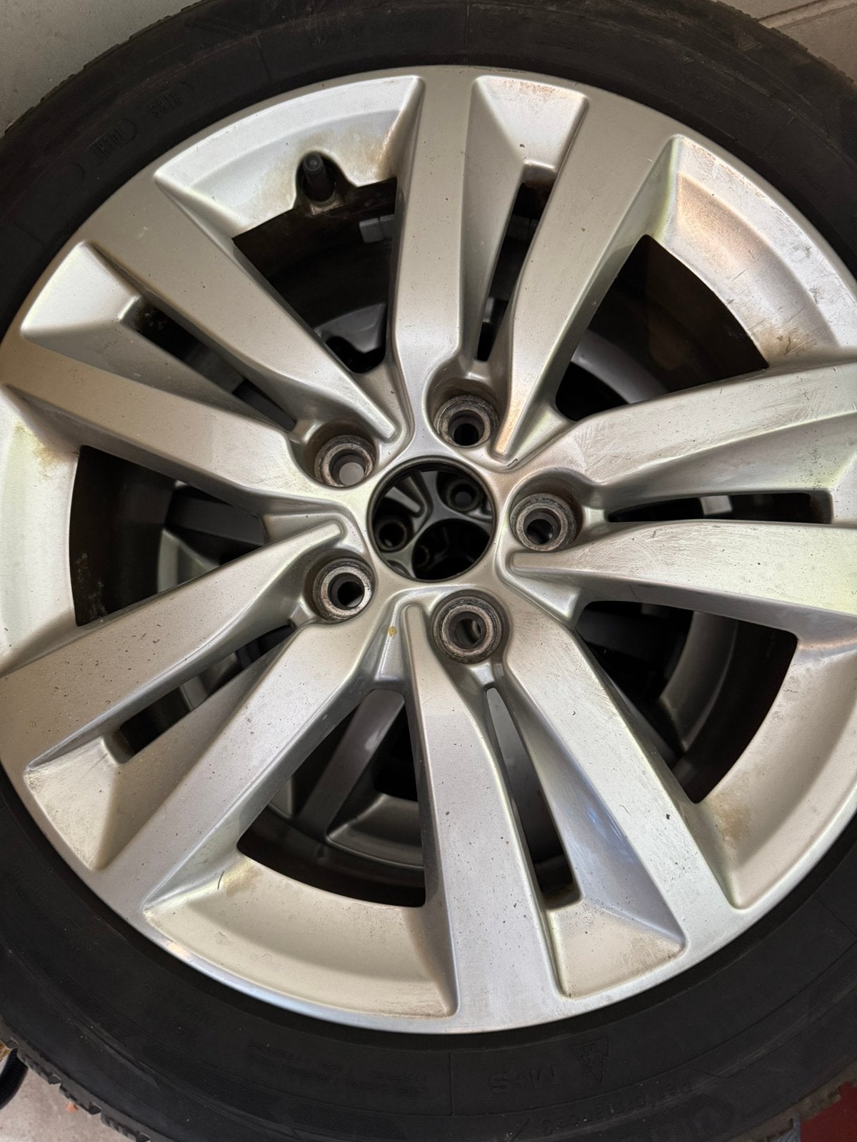Peugeot 308 velgen met winterbanden, Ophalen, Gebruikt, Velg(en), 16 inch