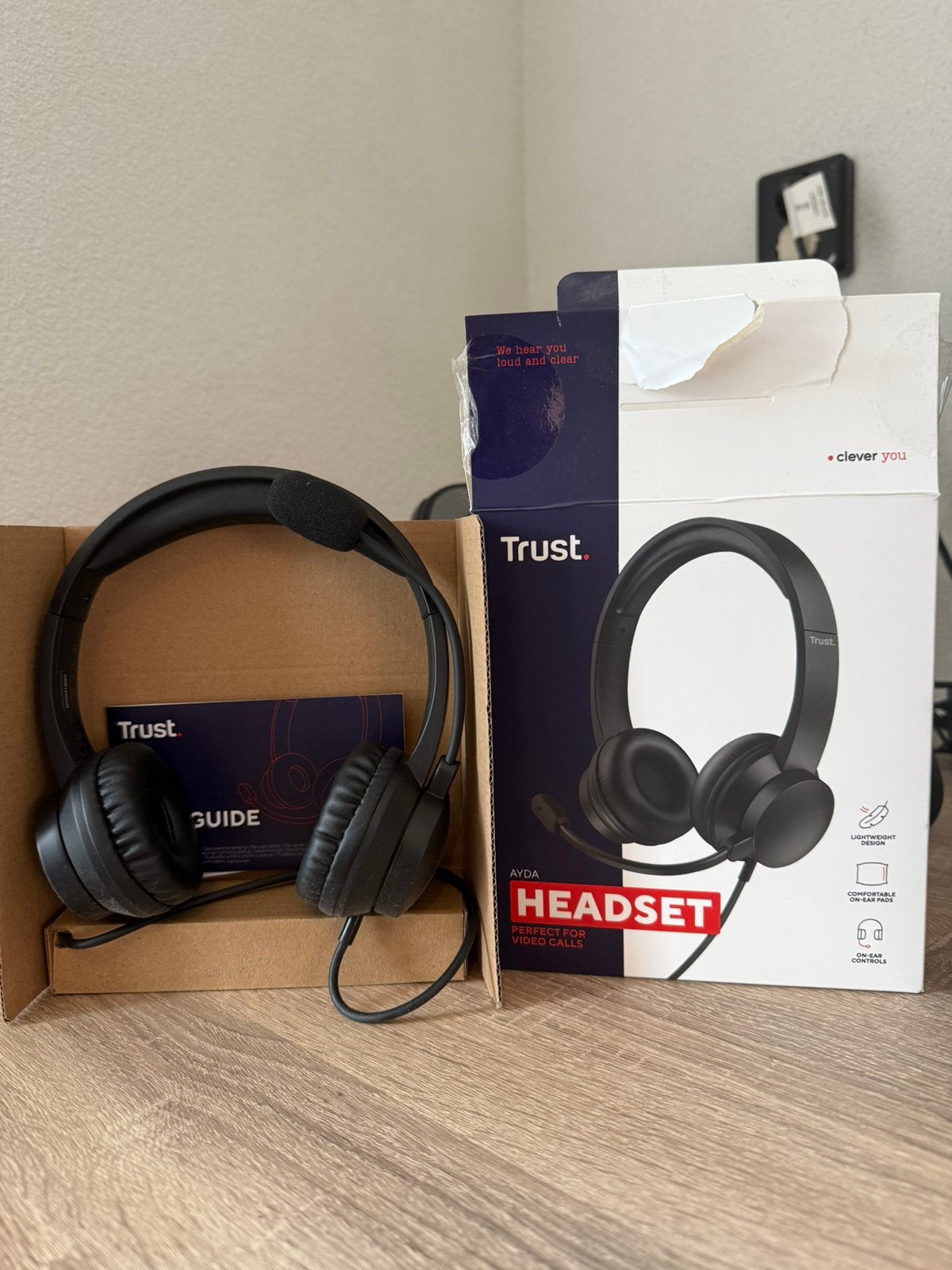 Trust Ayda PC Headset on-ear - nieuw in doos, Overige merken, Nieuw, On-ear, Ophalen of Verzenden