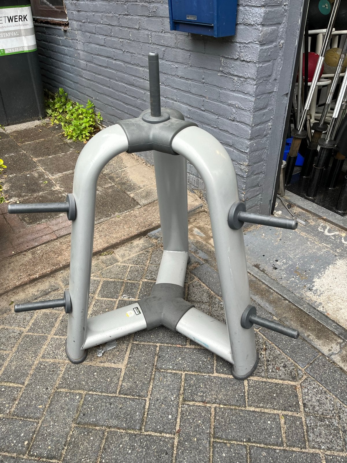 Technogym schijven rek voor schijven vanaf 28 mm, Sport en Fitness, Fitnessmaterialen, Ophalen, Overige typen, 28 mm, Schijven rek