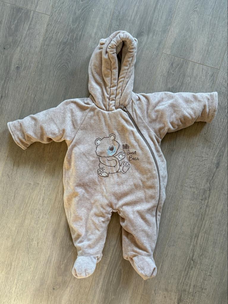 Skipak fleecepak teddypak baby maat 68, Kinderen en Baby's, Babykleding | Maat 68, Ophalen of Verzenden, Zo goed als nieuw, Jongetje of Meisje