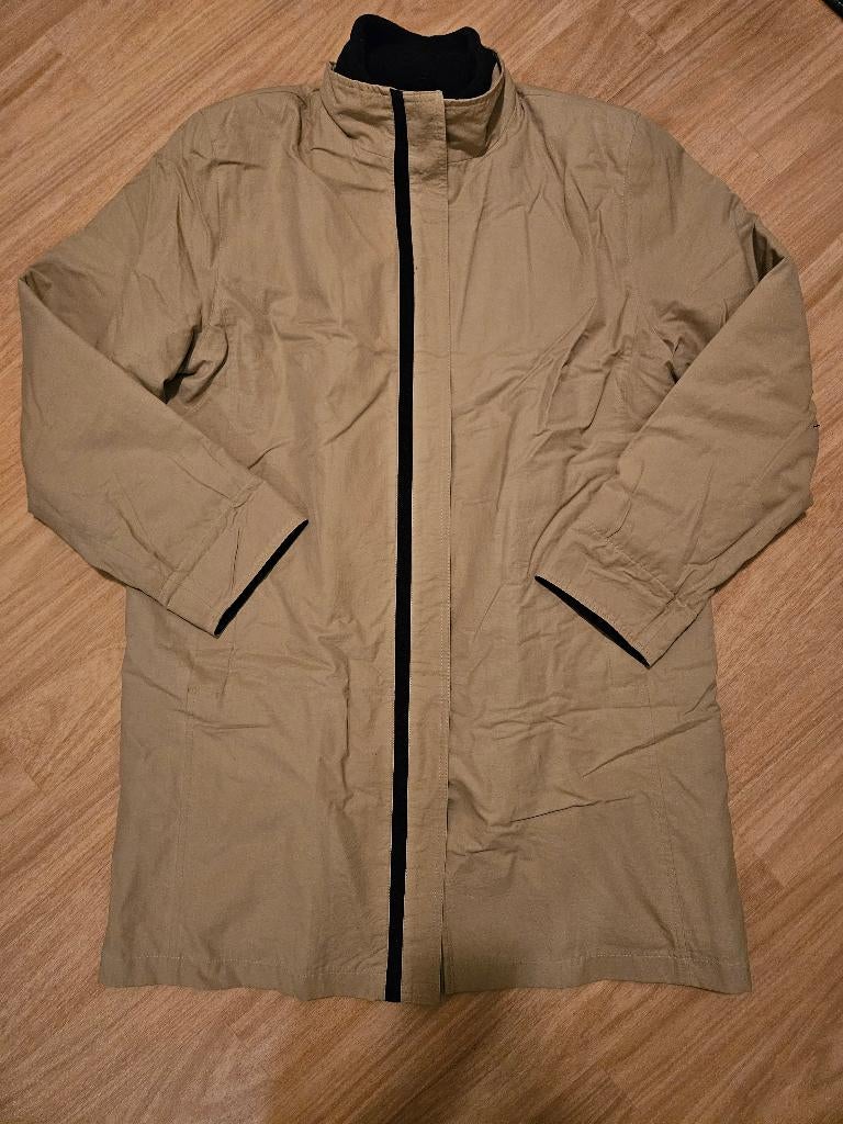 Beige/zwarte winterjas, Milo Coats, maat 38, Maat 38/40 (M), Beige, Ophalen of Verzenden, Zo goed als nieuw