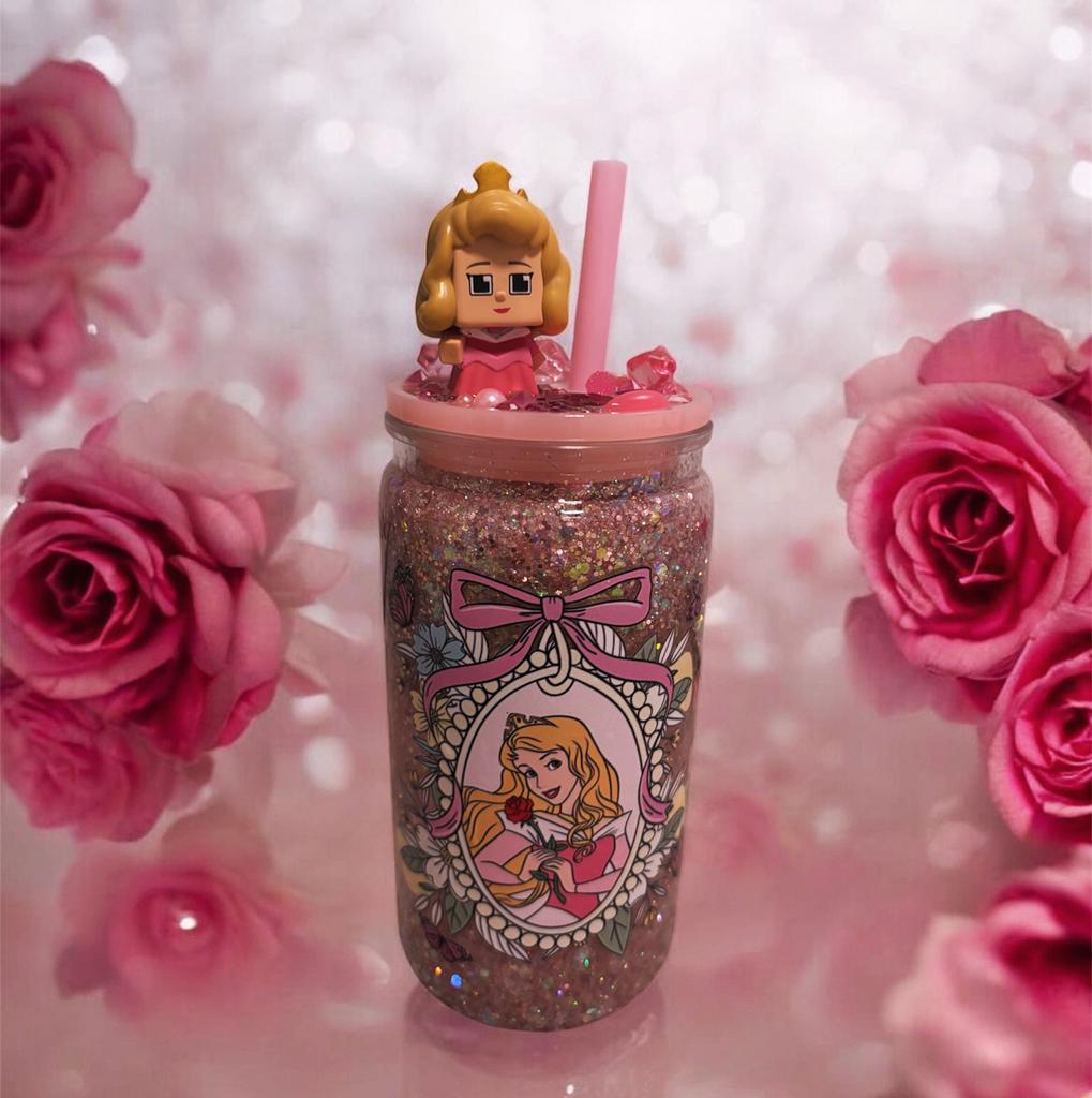 Disney drink beker, Verzamelen, Ophalen of Verzenden, Sneeuwwitje of Doornroosje, Zo goed als nieuw, Servies