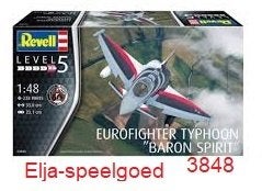 Revell 3848 Eurofighter Typhoon 1:48 modelbouw vliegtuig, Revell, Nieuw, Ophalen of Verzenden, Groter dan 1:72