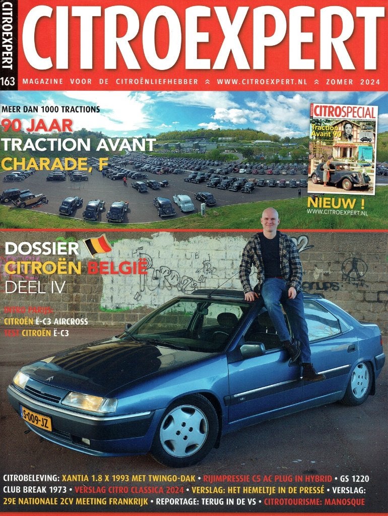 CitroExpert 2024 nr. 163 (o.a. Citroën GS 1220 Club Break), Verzenden, Gelezen, Citroën