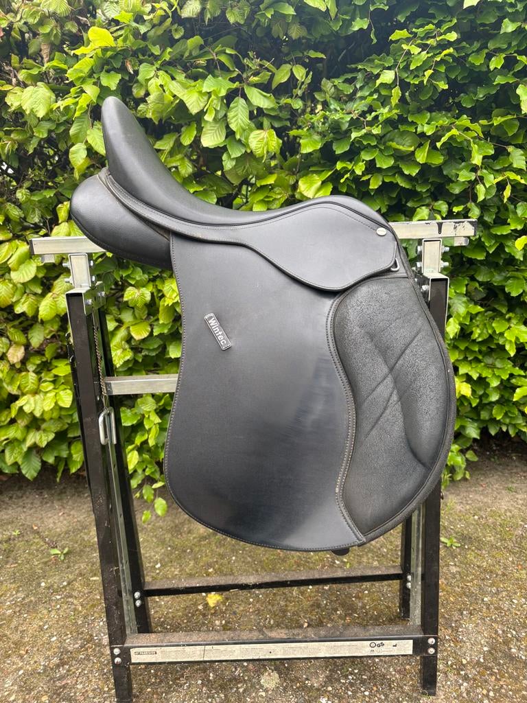 Fijn Wintec 500 dressuur zadel 16.5 inch / pony, Ophalen of Verzenden, Gebruikt, Dressuur