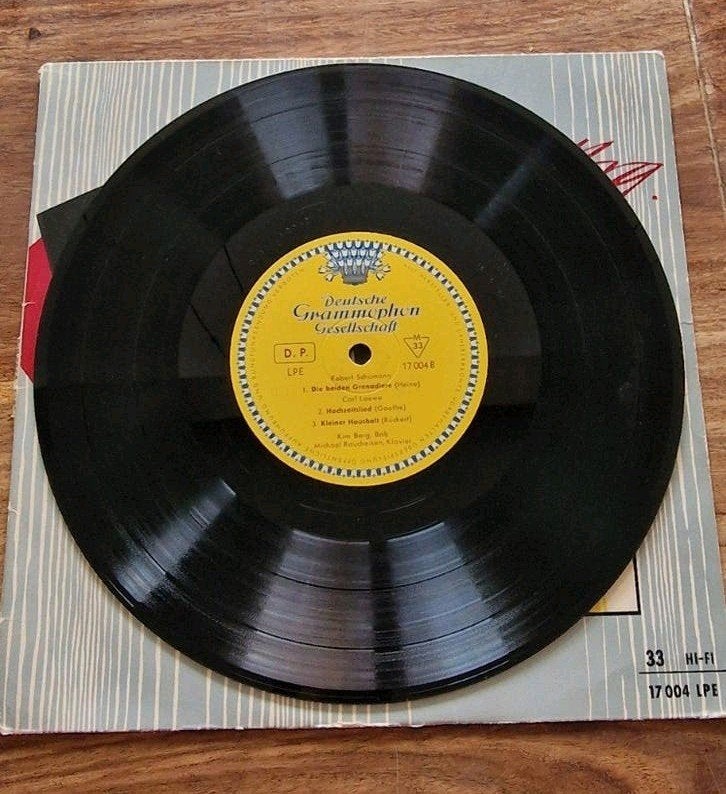 Kim Borg - Lieder Balladen (LP) 1958, LP, Gebruikt, Overige componisten, Modernisme tot heden