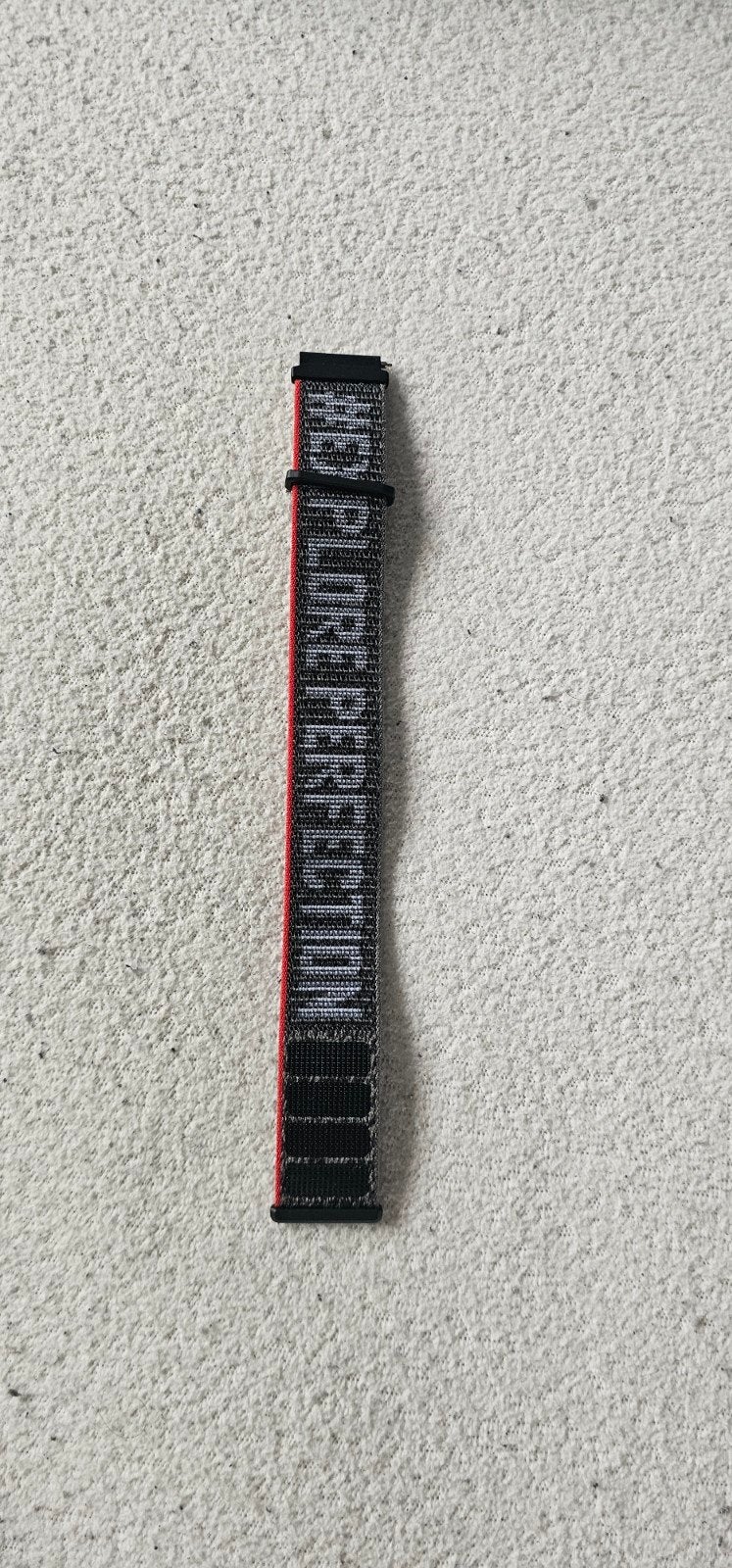 Coros Nylon watchband 22mm, horlogeband, Ophalen of Verzenden, Nieuw, Zwart