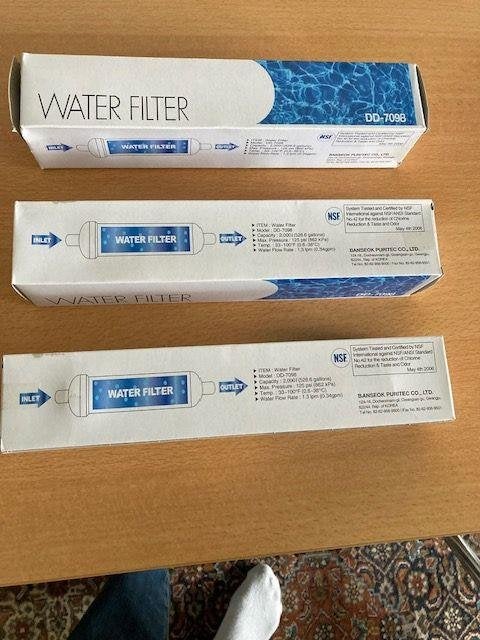 Waterfilters, Ophalen, Nieuw