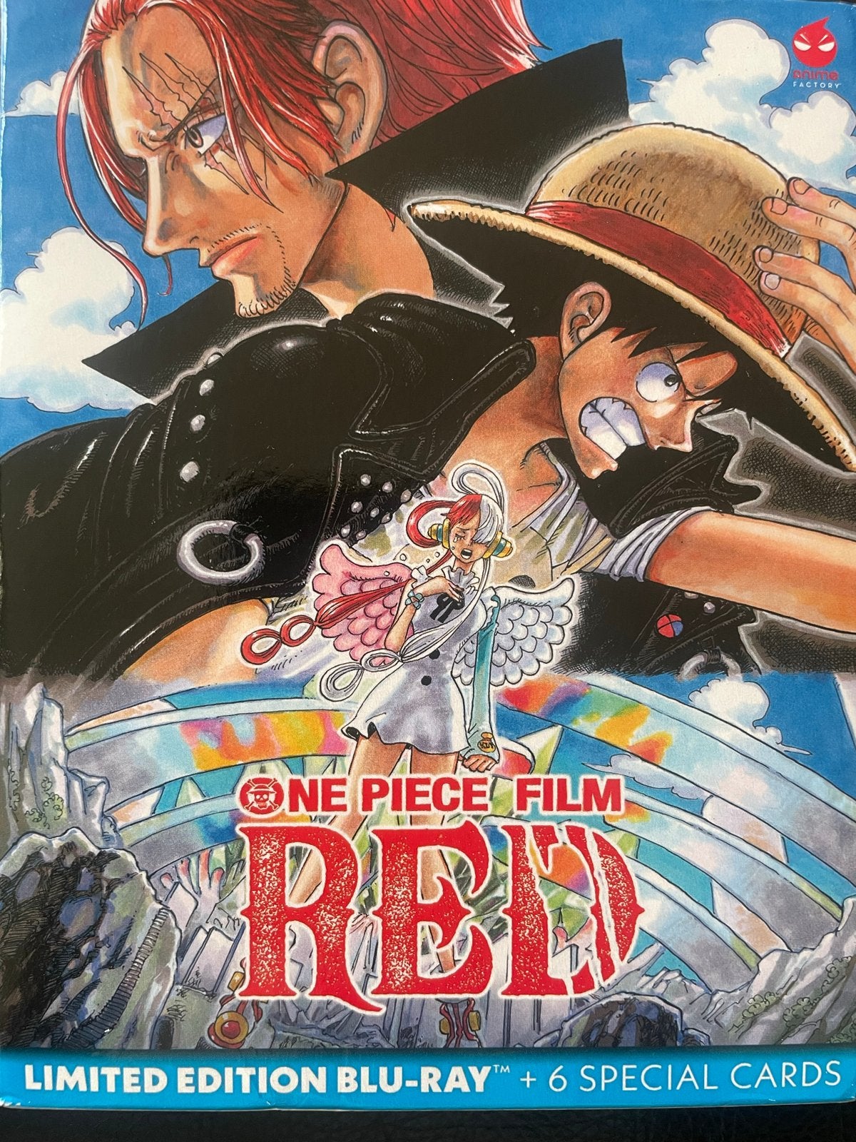 One Piece Film: Red Limited Edition Blu-ray + 6 kaarten, Cd's en Dvd's, Nederlands, Film, Ophalen of Verzenden, Tekenfilms en Animatie
