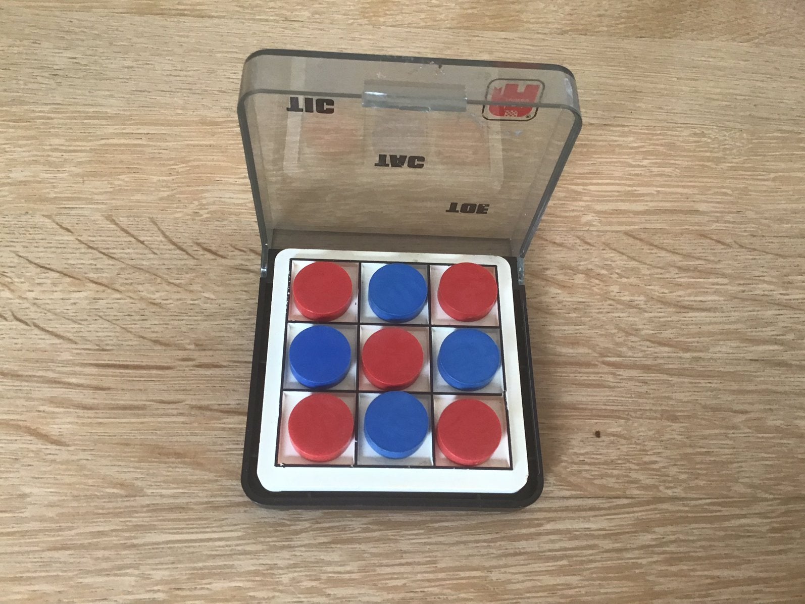 Tic Tac Toe/drie op een rij spelletje, Ophalen of Verzenden, Zo goed als nieuw