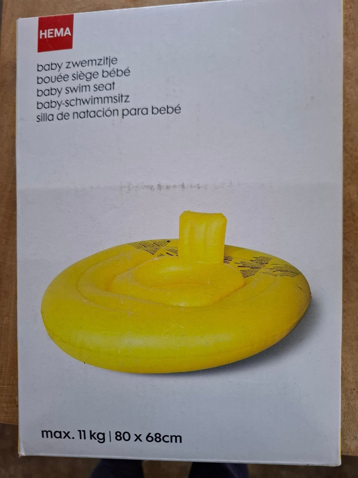 Hema Baby Zwemzitje - Geel, Ophalen of Verzenden, Nieuw