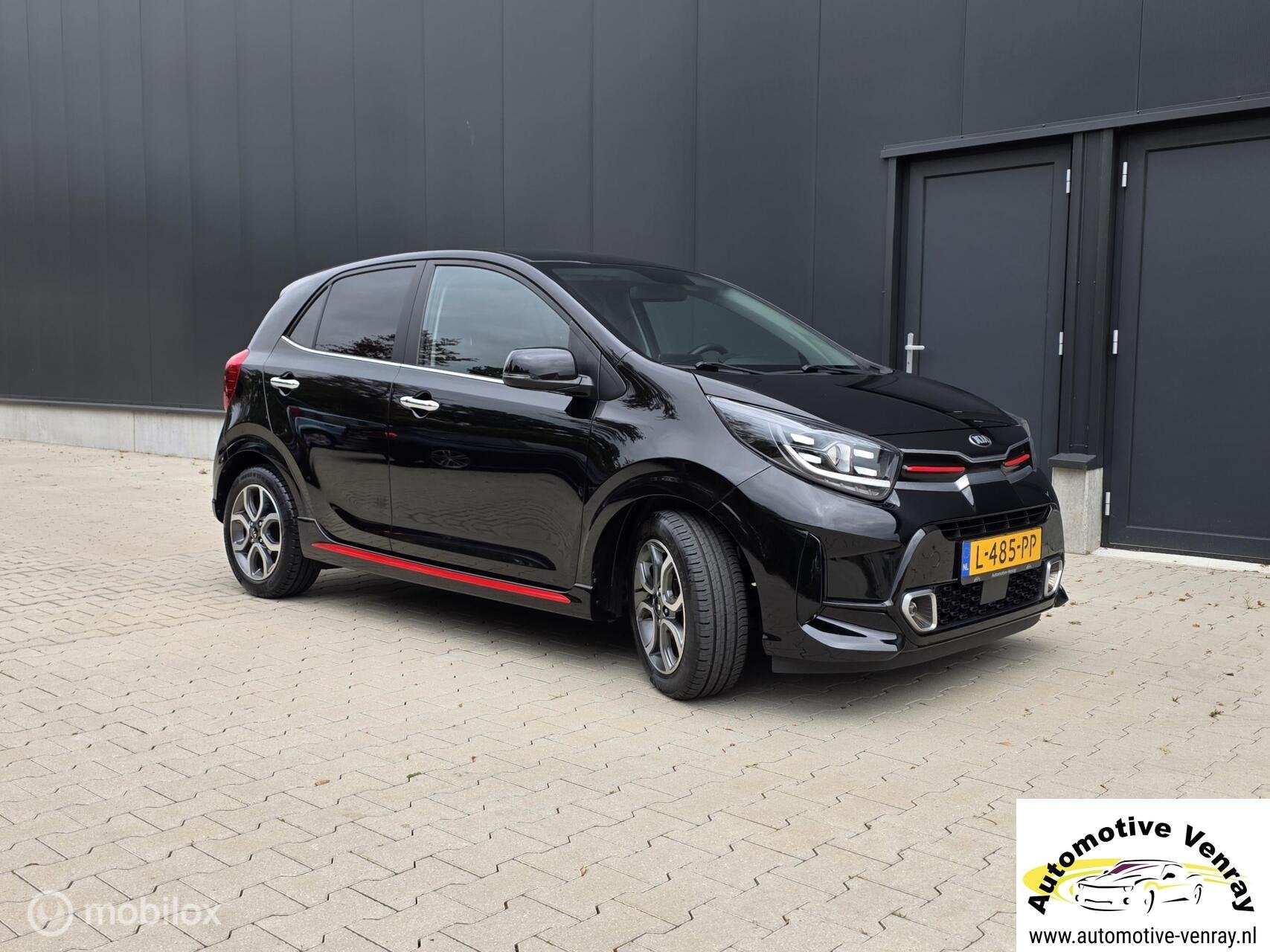 Kia Picanto 1.0 DPi GT-Line, Facelift, Camera, Carplay, NAP, Gebruikt, 4 stoelen, Zwart, Bedrijf
