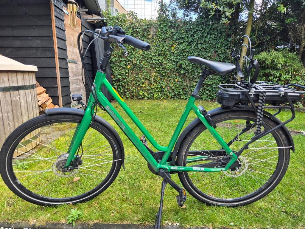 Nette Sparta elektrische fiets met nieuwe accu en tassenrek, 51 tot 55 cm, Ophalen, Zo goed als nieuw, Sparta