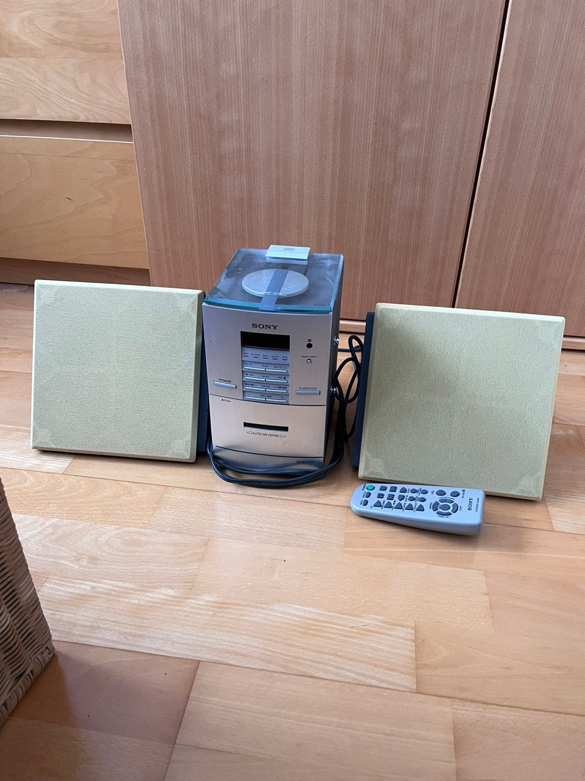 Vintage Sony cd-speler en cassette, Ophalen, Zo goed als nieuw, Sony