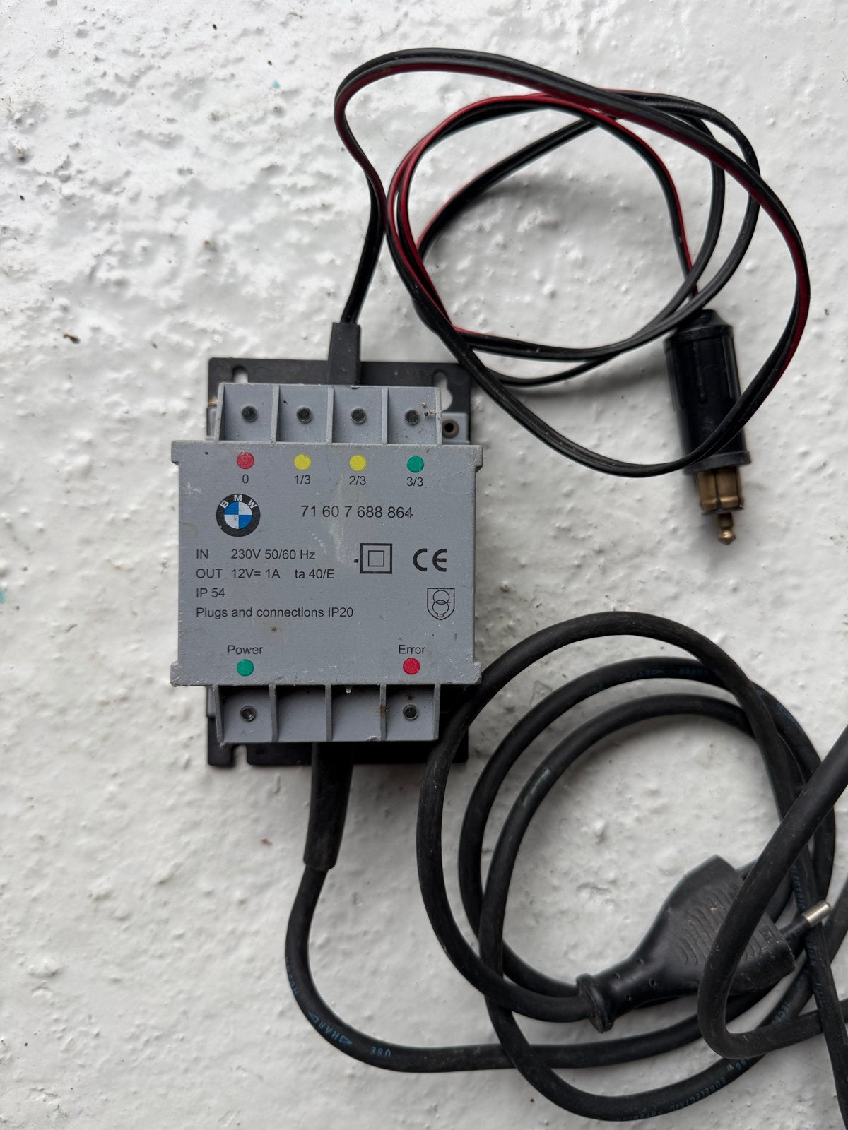 Orginele Canbus BMW Acculader 71 60 7 688 864, Ophalen, Gebruikt