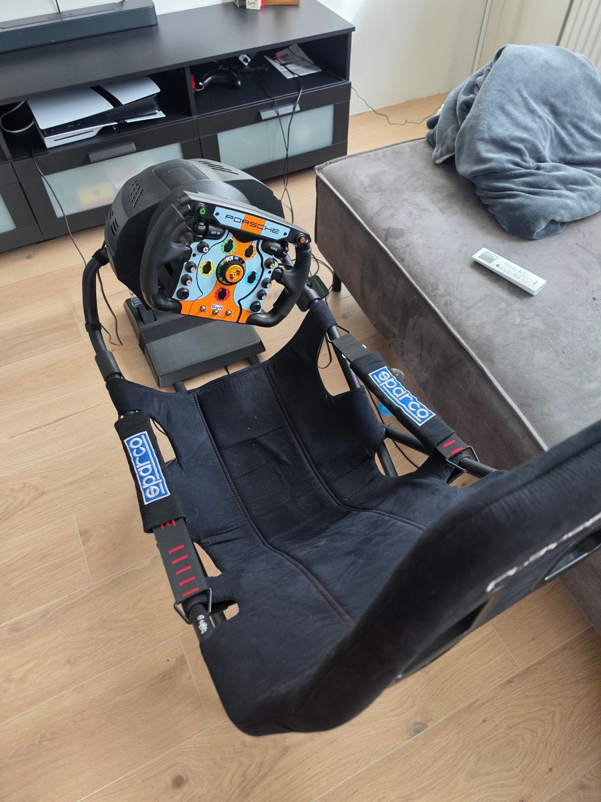 Thrustmaster T300RS GT Edition met Playseat en extra stuur, Ophalen, Overige merken, Gebruikt