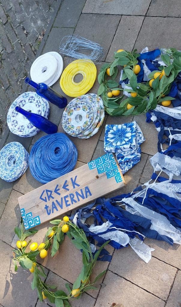 Feestartikelen in een Griekse sfeer, Ophalen, Overige materialen, Minder dan 4 cm, 15 m² of meer