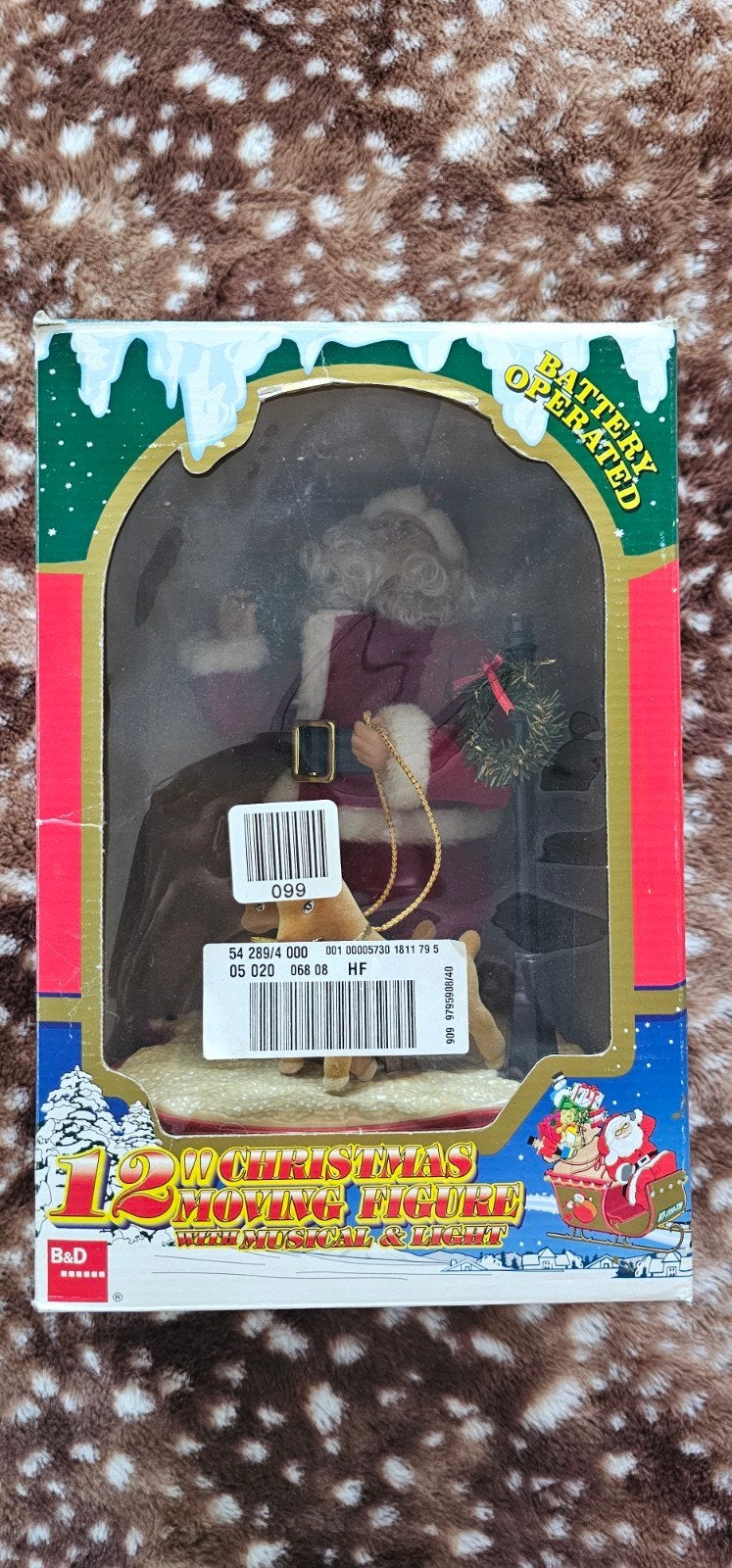 bewegende kerstman, Ophalen of Verzenden