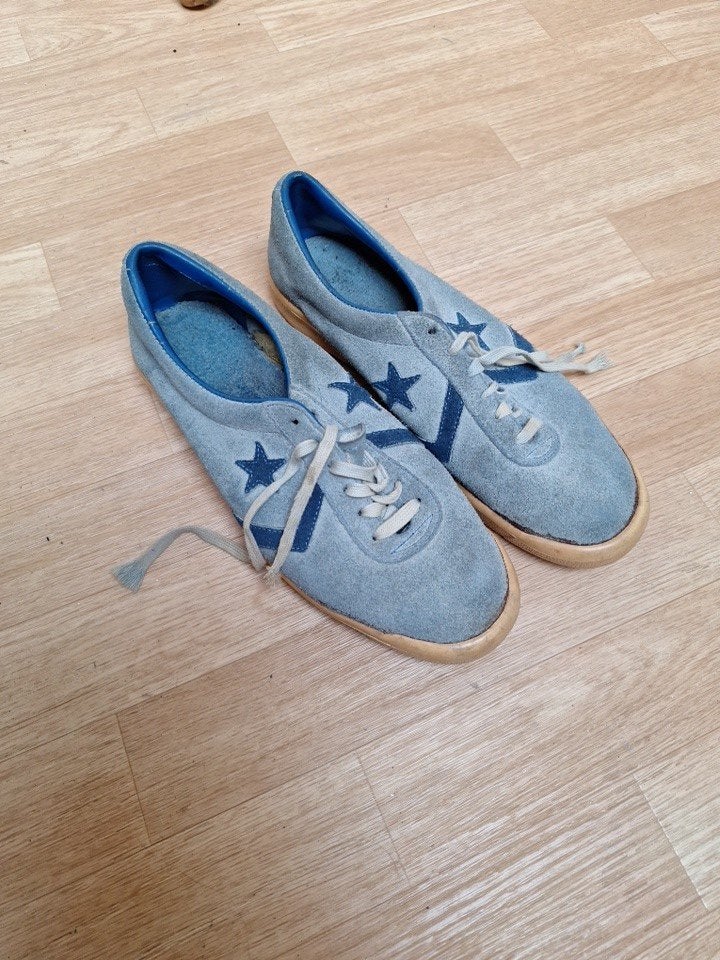 Vintage Converse All Star Sneakers - Maat 41 (Made in Yugosl, Ophalen of Verzenden, Gedragen, Blauw