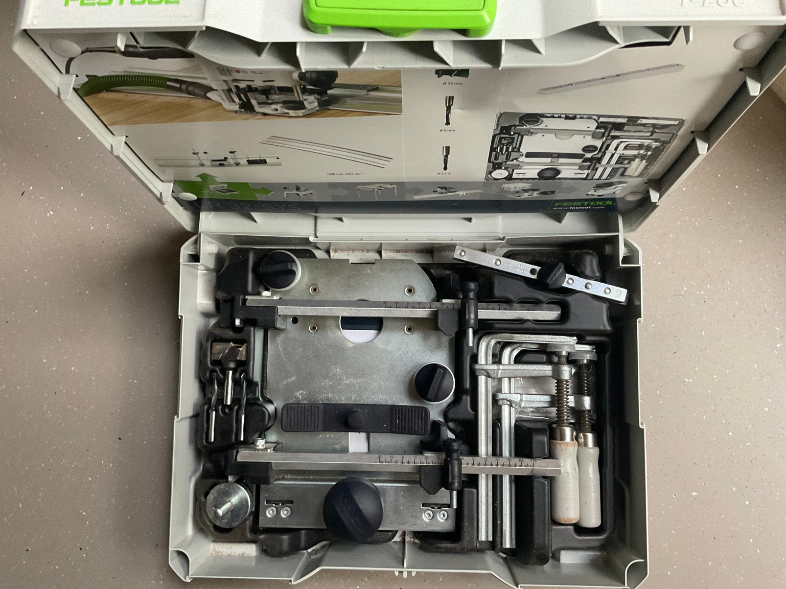 Festool LR32 gatenrij boorset in systainer, Verzenden, Zo goed als nieuw