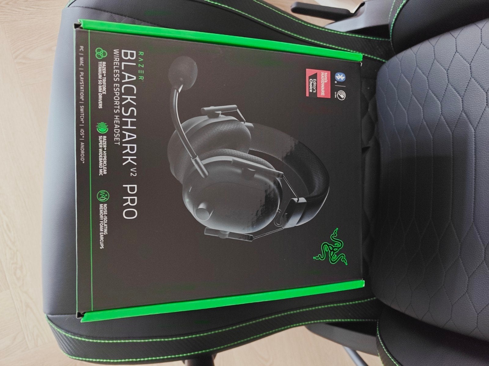 Razer BlackShark V2 Pro Wireless Gaming Headset Zwart, Audio, Tv en Foto, Koptelefoons, Ophalen, Gaming, Zo goed als nieuw, Razer
