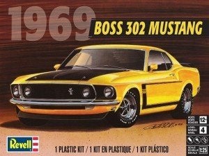 Bouwdoos 1969 Ford Mustang Boss 302 Revell, Auto, Revell, Groter dan 1:32, Nieuw