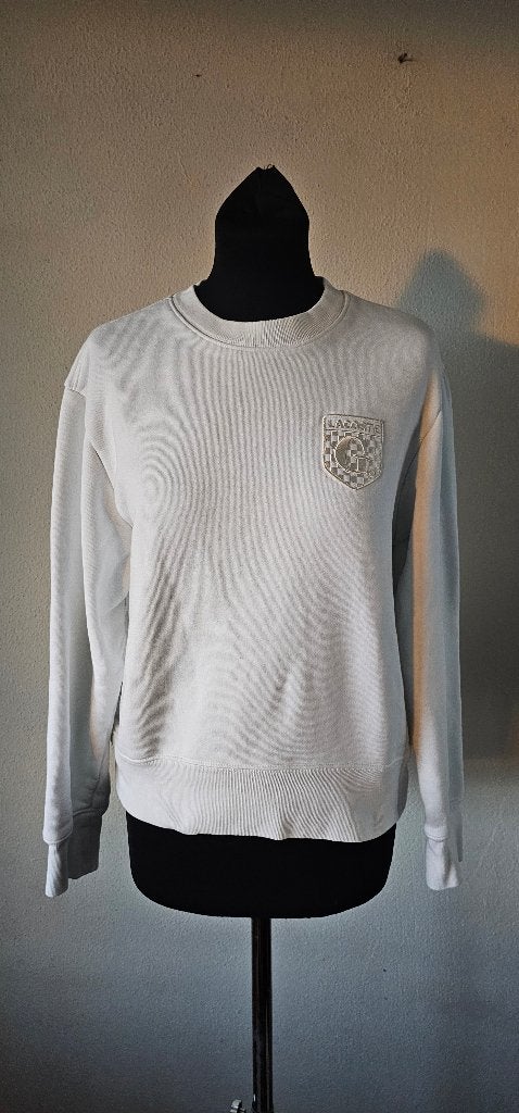 witte Lacoste trui maat 38 (11224), Kleding | Dames, Maat 38/40 (M), Wit, Ophalen of Verzenden, Lacoste