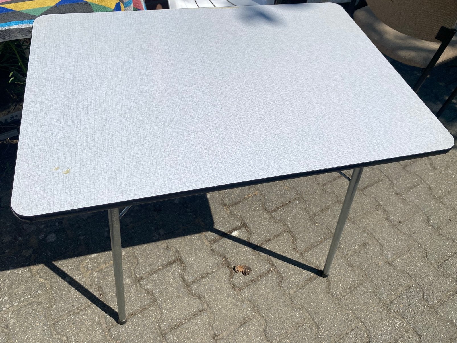 Retro brabantia camping tafel, Caravans en Kamperen, Ophalen, Zo goed als nieuw, Campingtafel