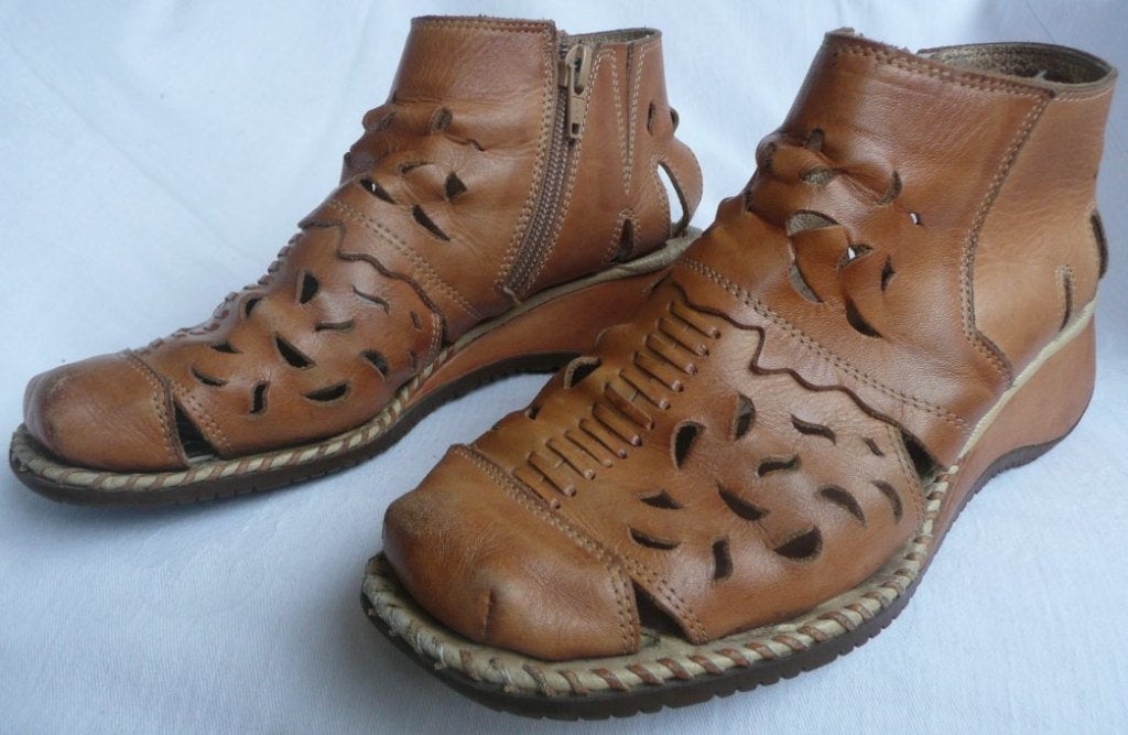 Leuke leren lichtbruine Pikolinos schoenen, sandalen maat 36, Ophalen of Verzenden, Gedragen, Bruin, Sneakers of Gympen