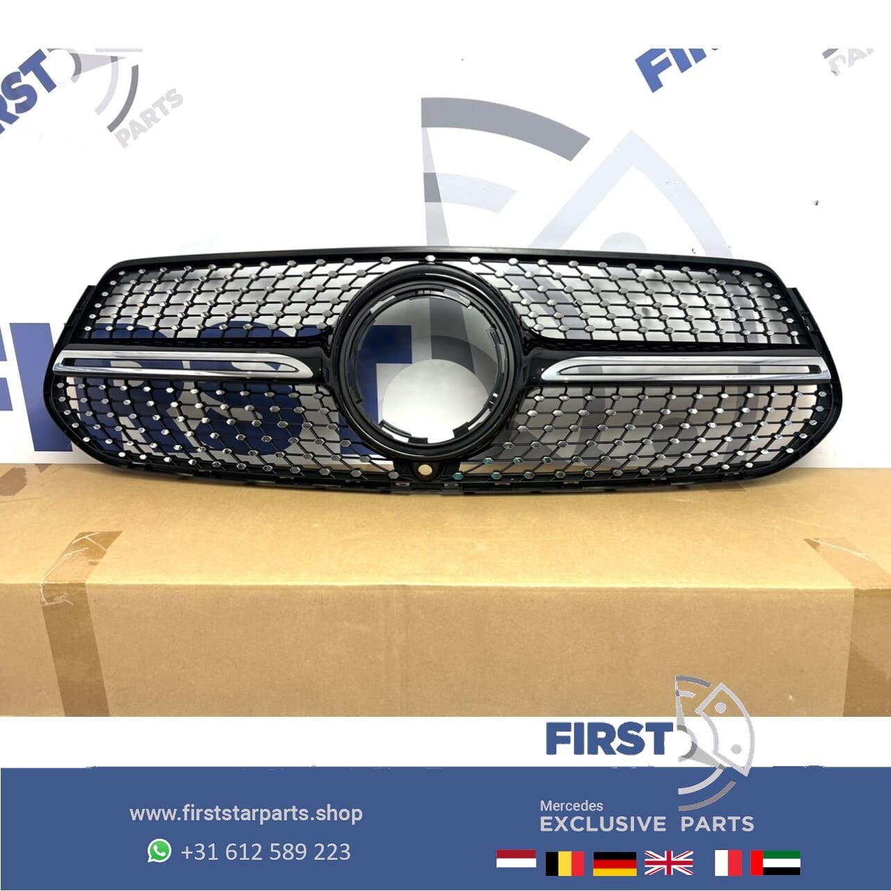 W167 V167 C167 GLE AMG DIAMOND GRIL 2019-2024 DIAMANT VOORBU, Gebruikt, -, Ophalen of Verzenden, -