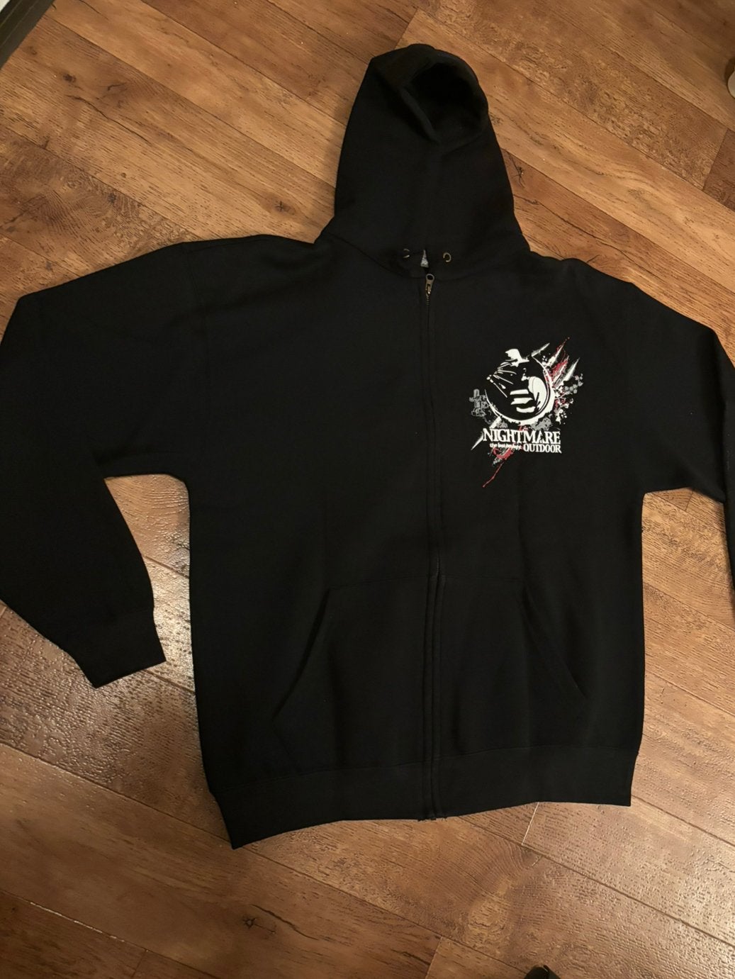 Nightmare in Rotterdam Outdoor vest, Ophalen of Verzenden, Zo goed als nieuw, Zwart