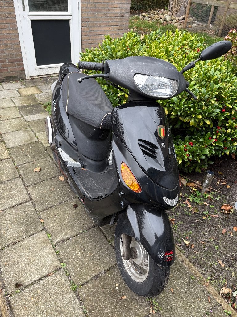Zwarte scooter - Gebruikt, Ophalen, Gebruikt, Overige typen, Peugeot
