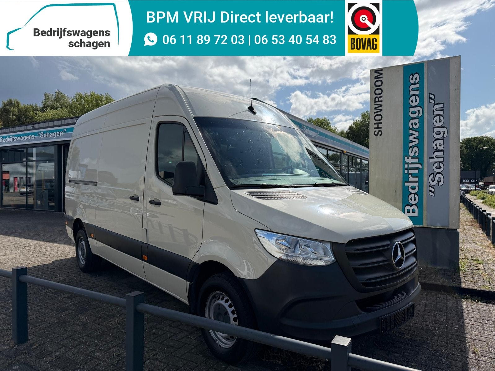 Mercedes-Benz Sprinter 311 CDI L2H2 RWD E6 | 3.5T Trekhaak m, Auto's, Bestelauto's, 13 km/l, Gebruikt, Euro 6, 116 pk