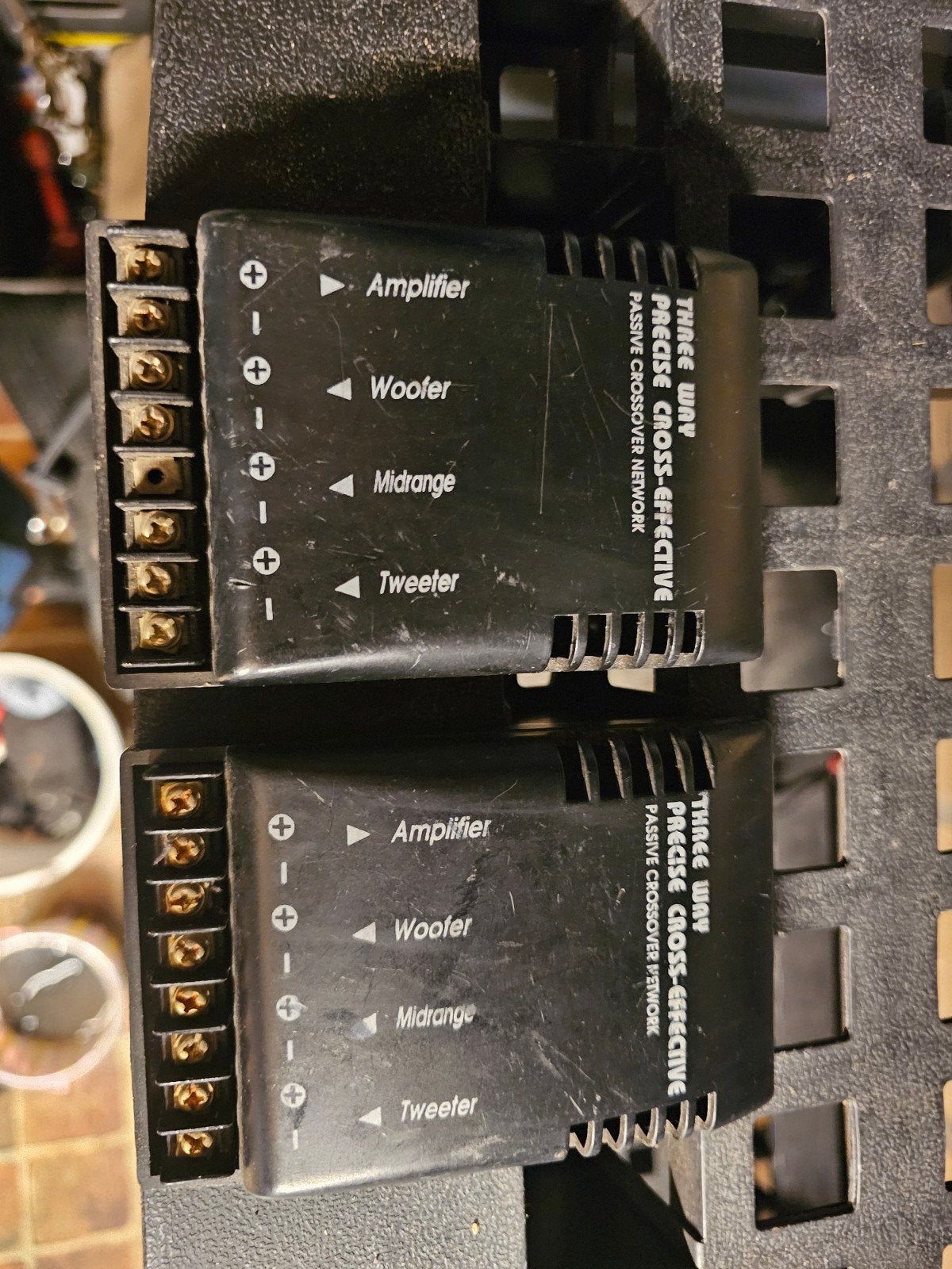 Twee 3-weg passieve crossover netwerken voor speakers, Gebruikt, Overige typen, Minder dan 60 watt, Ophalen