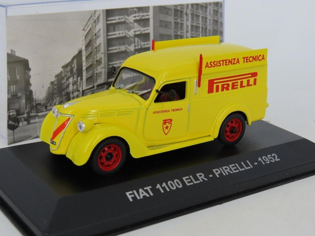 28747: Fiat 1100 ELR - Pirelli - 1952 - Atlas 1:43, Hobby en Vrije tijd, Auto, Nieuw, Ophalen of Verzenden, Bachsatztstr. 54 D 72131 Ofterdingen, Germany