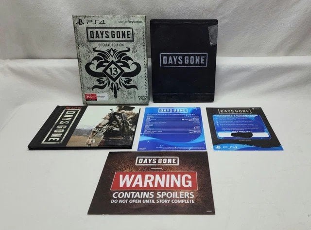 days gone ps4 limited edition steelbook artbook, Spelcomputers en Games, Ophalen of Verzenden, Zo goed als nieuw, Avontuur en Actie