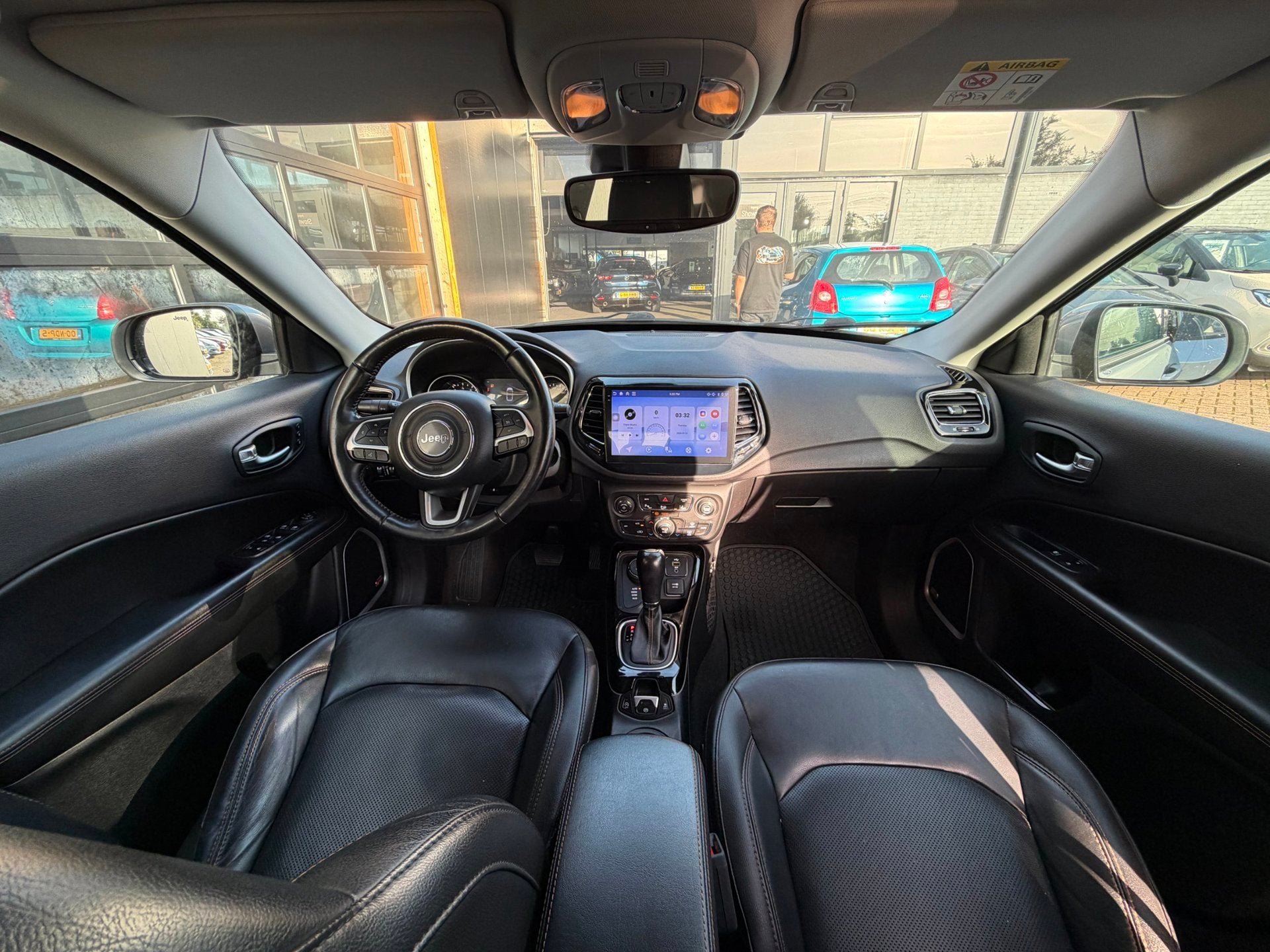 Jeep Compass 1.4 MultiAir Limited 4x4 Aut|Carplay|Leder|NAP, Auto's, Automaat, 12 maanden, 450 kg, Gebruikt